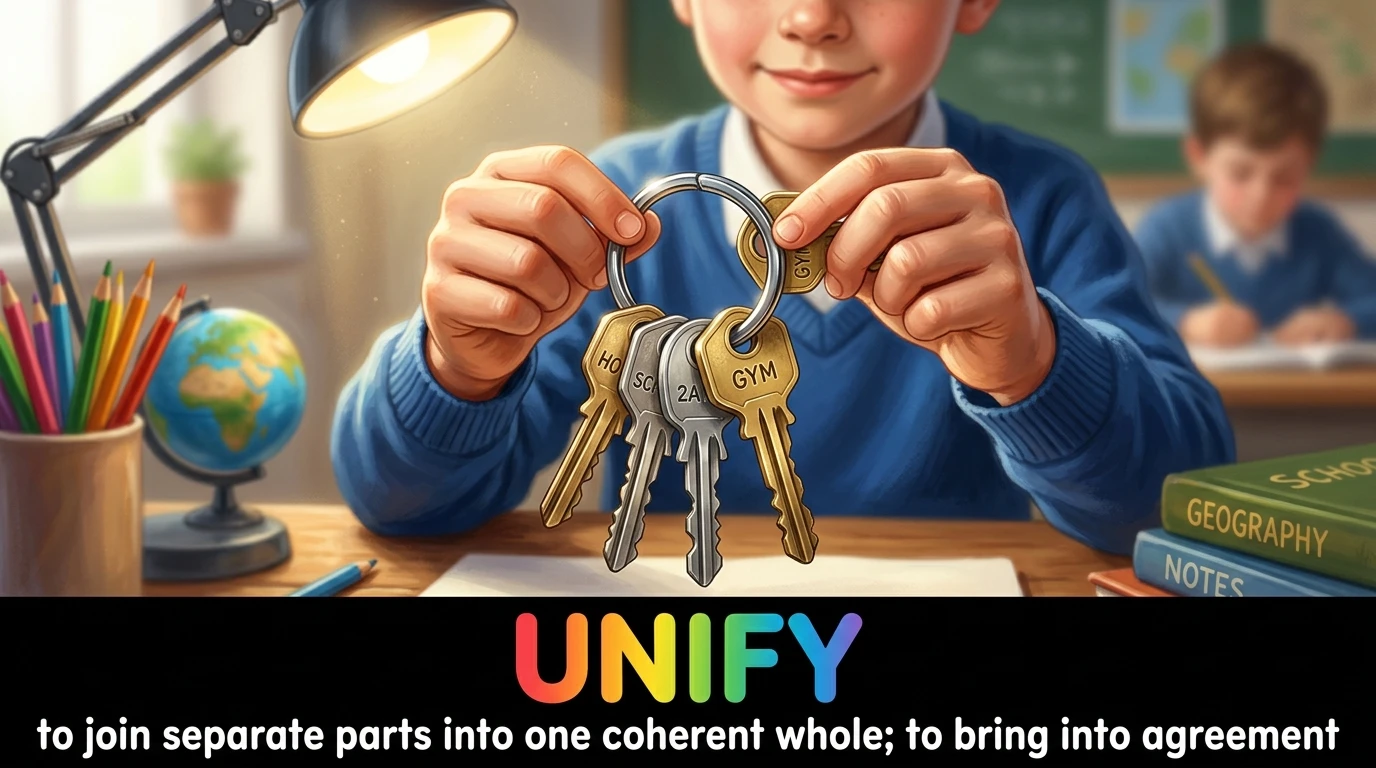 English Illustration for unify